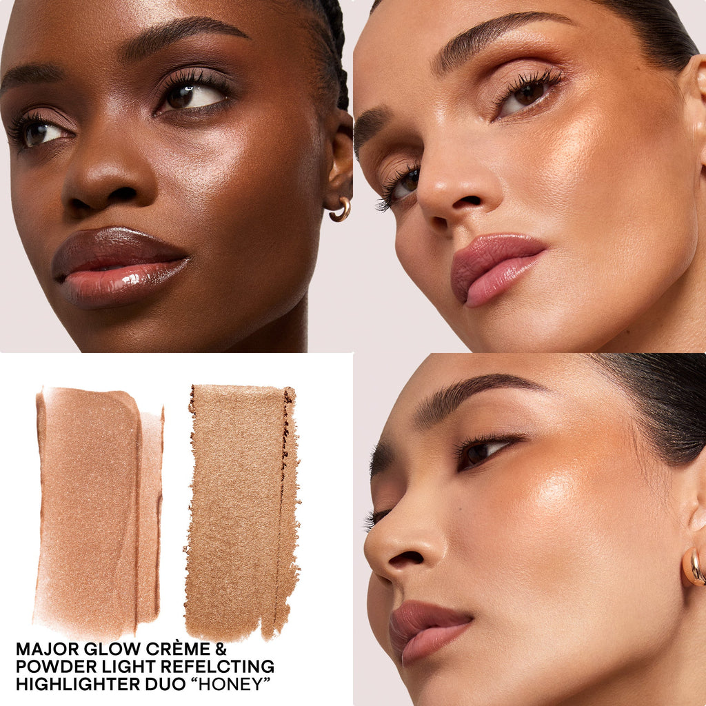 Major Glow Crème & Powder Light Reflecting Translucent Highlighter Duo